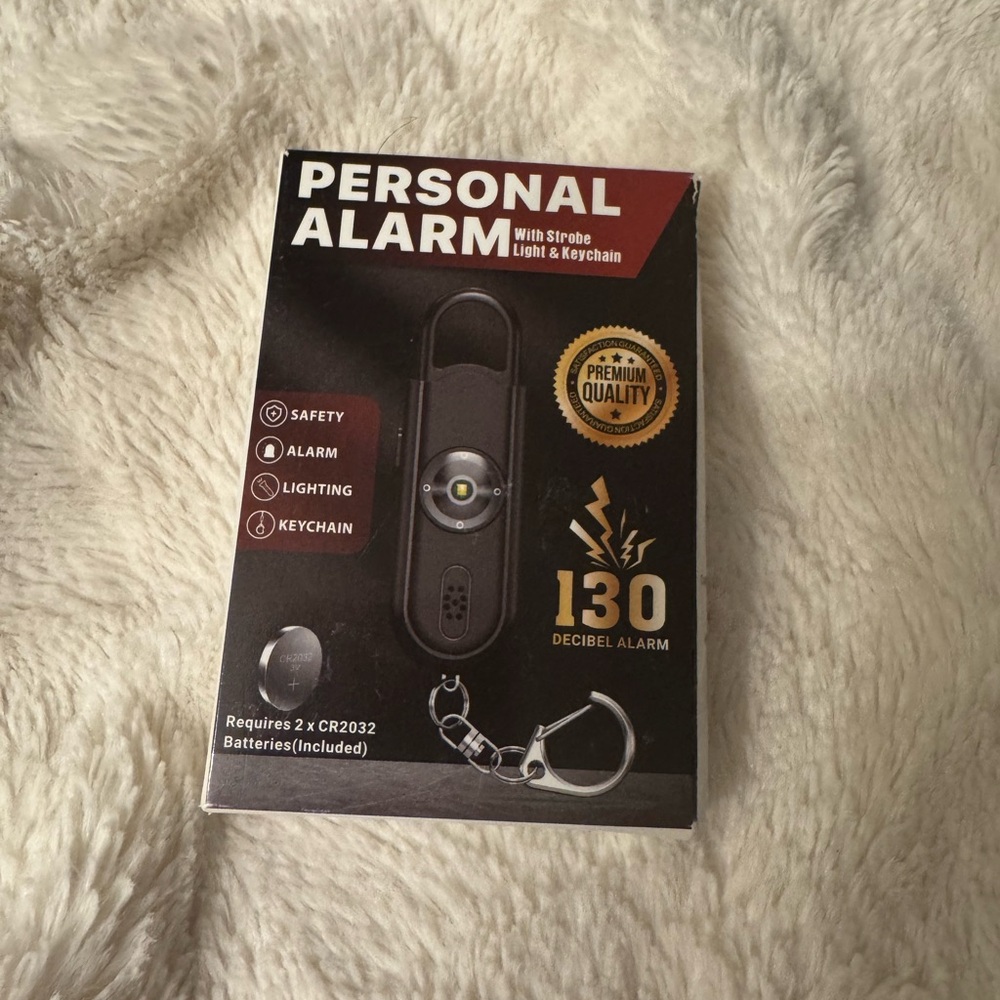 Personal Safety Alarm Keychain for Women 2PCS 130‎ dB Loud Siren Softvox New